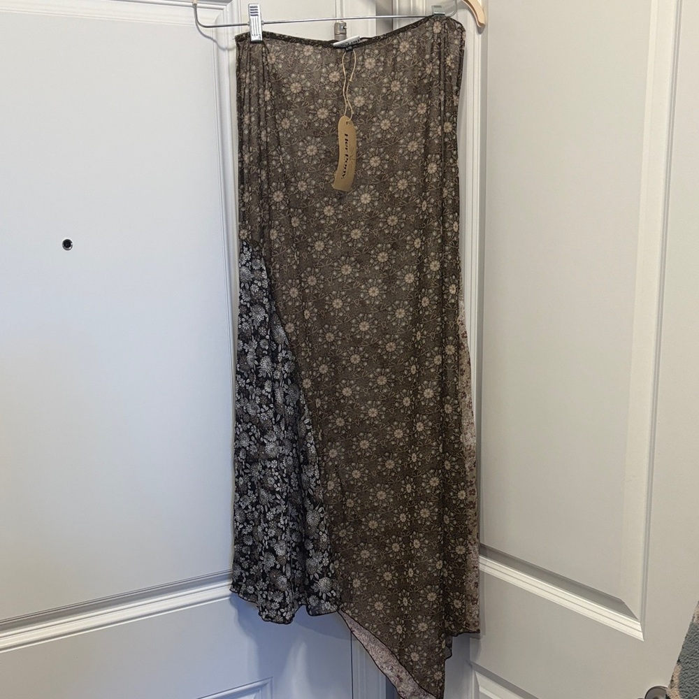 NWT Her Pony Maxi Asymmetrical Skirt